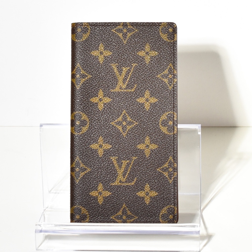 Louis Vuitton Monogran Checkbook Holder Case Wallet